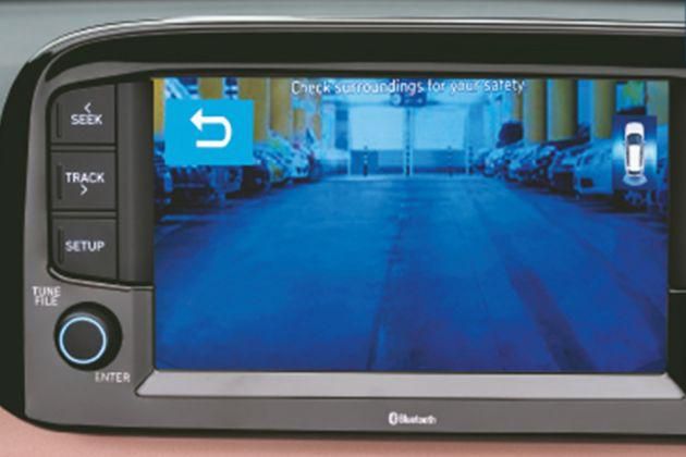 Hyundai Aura Parking Camera Display Image