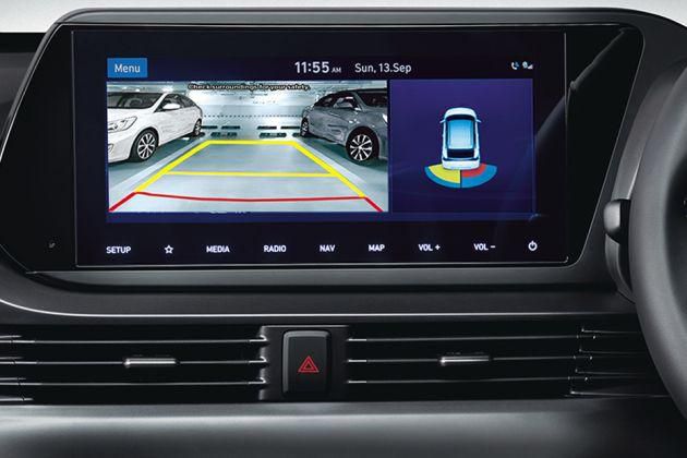 Hyundai I20 Parking Camera Display Image